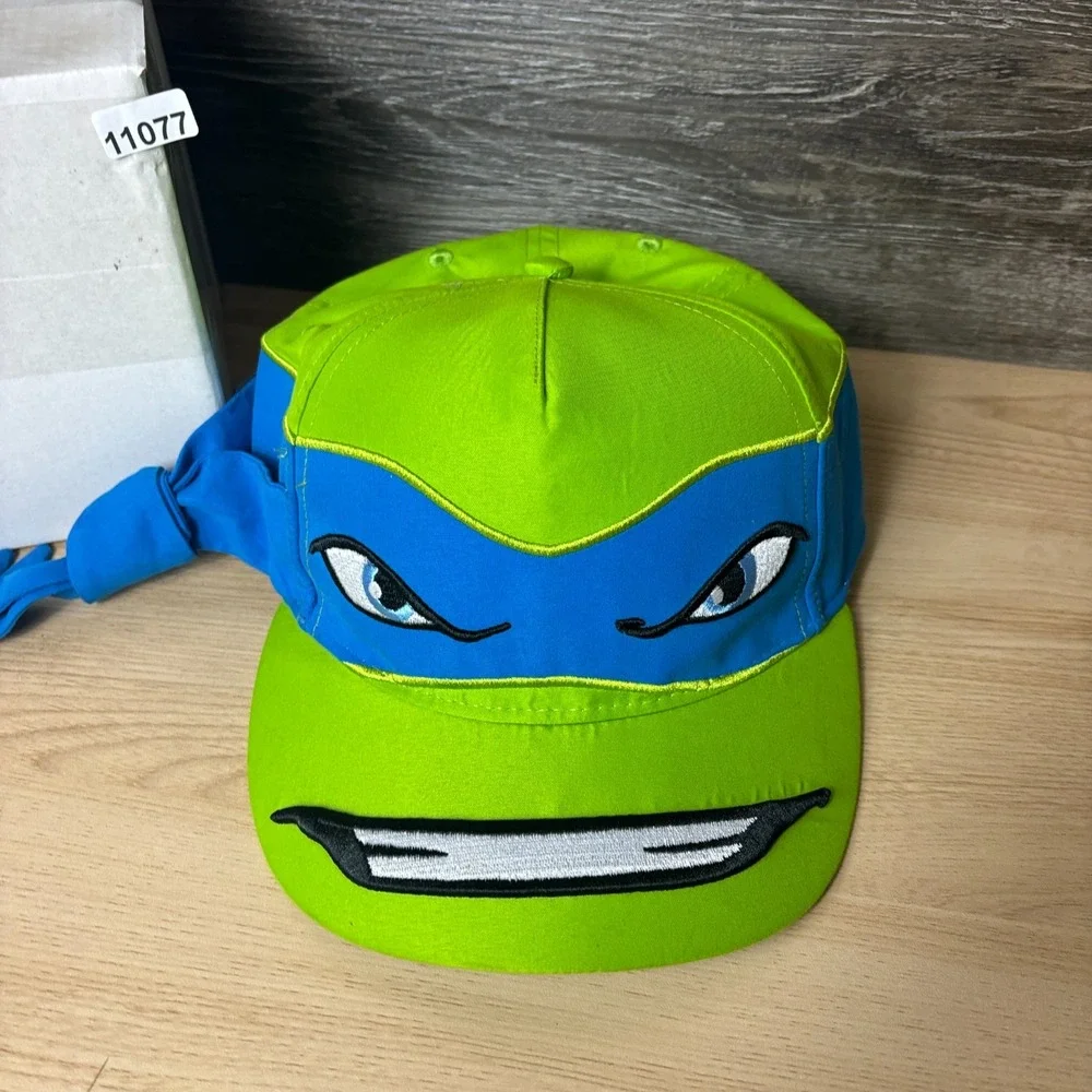 Teenage Muntant Ninja Turtles Hat Cap Snap Back Green Adjustable